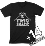 The Twig Shack Premium T-Shirt (white logo)