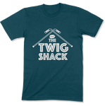 The Twig Shack Premium T-Shirt (white logo)