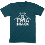 The Twig Shack Premium T-Shirt (white logo)