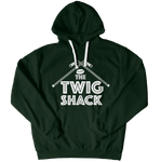 The Twig Shack Premium Pullover Hoodie (white logo)