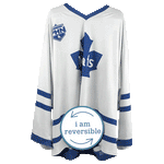 Home and Away Custom Double Sided Sublimated Jersey (White & Blue)