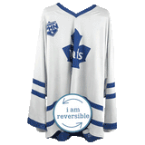 Home and Away Custom Double Sided Sublimated Jersey (White & Blue)