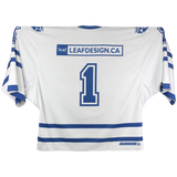 Home and Away Custom Double Sided Sublimated Jersey (White & Blue)