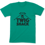 The Twig Shack Premium T-Shirt (black logo)
