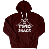 The Twig Shack Premium Pullover Hoodie (white logo)