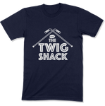 The Twig Shack Premium T-Shirt (white logo)