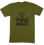 The Twig Shack Premium T-Shirt (black logo)