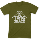 The Twig Shack Premium T-Shirt (white logo)