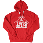 The Twig Shack Premium Pullover Hoodie (white logo)