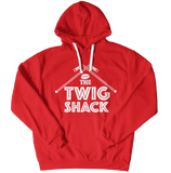 The Twig Shack Premium Pullover Hoodie (white logo)