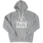 The Twig Shack Premium Pullover Hoodie (white logo)