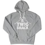 The Twig Shack Premium Pullover Hoodie (white logo)