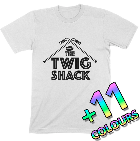 The Twig Shack Premium T-Shirt (black logo)