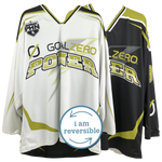 Home and Away Custom Double Sided Sublimated Jersey (White/Green & Black/Green)