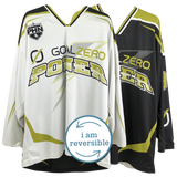 Home and Away Custom Double Sided Sublimated Jersey (White/Green & Black/Green)