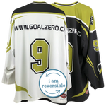 Home and Away Custom Double Sided Sublimated Jersey (White/Green & Black/Green)